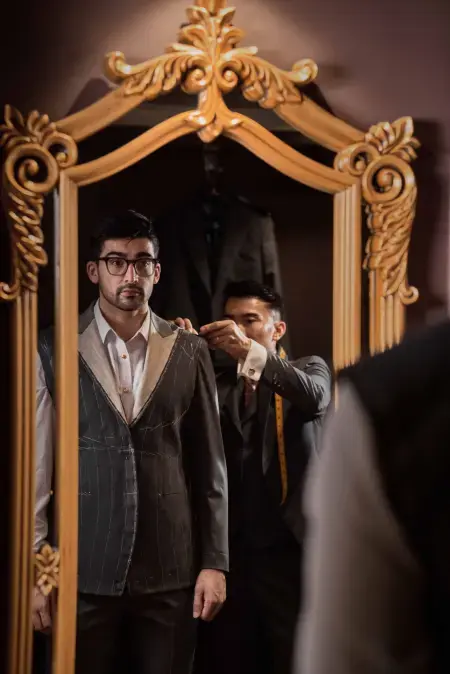 Duan Tailor - 臨時縫合與首次試穿